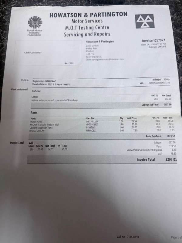 2013 VAUXHALL CORSA 2013 VAUXHALL CORSA