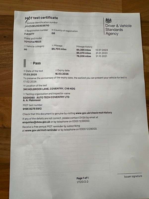 2012 TOYOTA PRIUS 2012 TOYOTA PRIUS