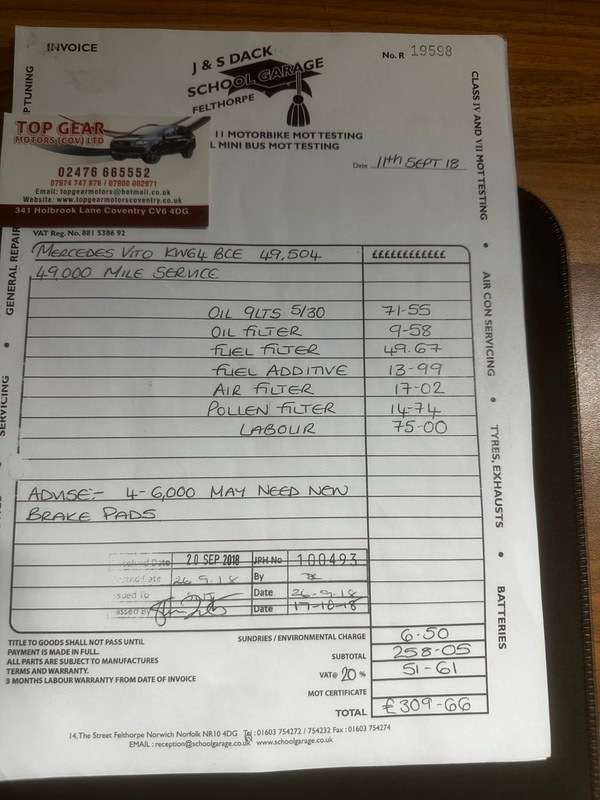 2014 MERCEDES VITO 2014 MERCEDES VITO