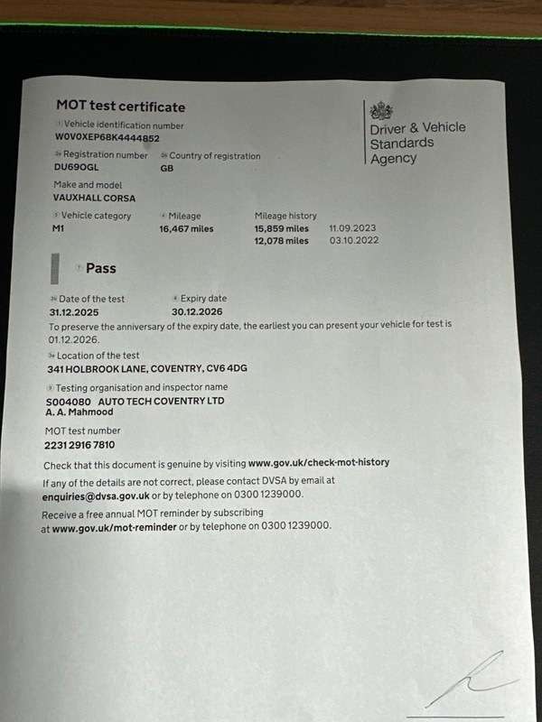 2019 VAUXHALL CORSA 2019 VAUXHALL CORSA