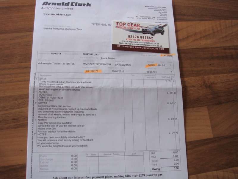 2013 VOLKSWAGEN TOURAN 2013 VOLKSWAGEN TOURAN