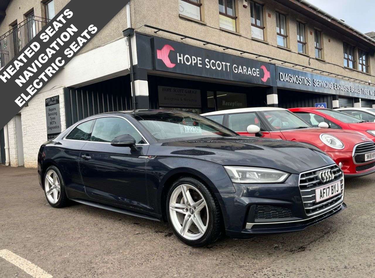 A 2017 AUDI A5 2.0 TDI S line Coupe 2dr Diesel S Tronic quattro Euro 6 (s/s) (190 ps) ***H A 2017 AUDI A5 2.0 TDI S line Coupe 2dr Diesel S Tronic quattro Euro 6 (s/s) (190 ps) ***H
