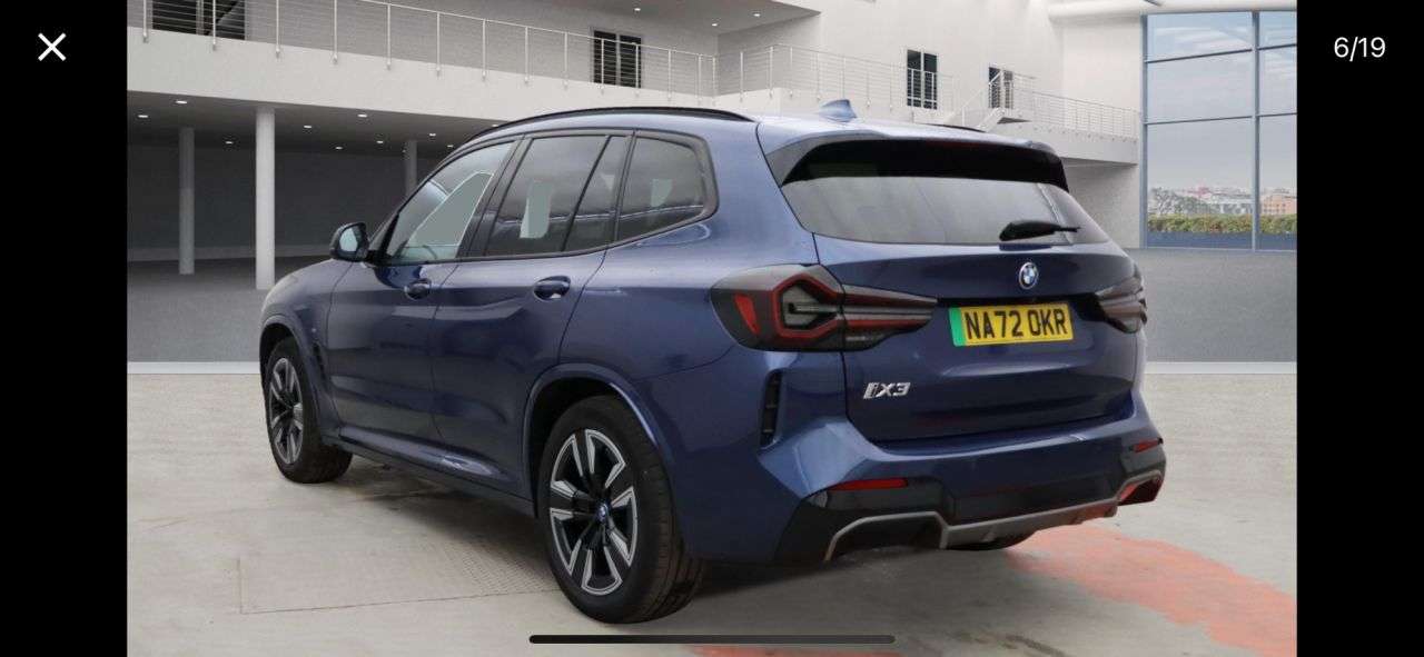 A 2022 BMW IX3 80kWh M Sport SUV 5dr Electric Auto (286 ps) ***SUNROOF+CAMERA+ELECTRIC SEA A 2022 BMW IX3 80kWh M Sport SUV 5dr Electric Auto (286 ps) ***SUNROOF+CAMERA+ELECTRIC SEA