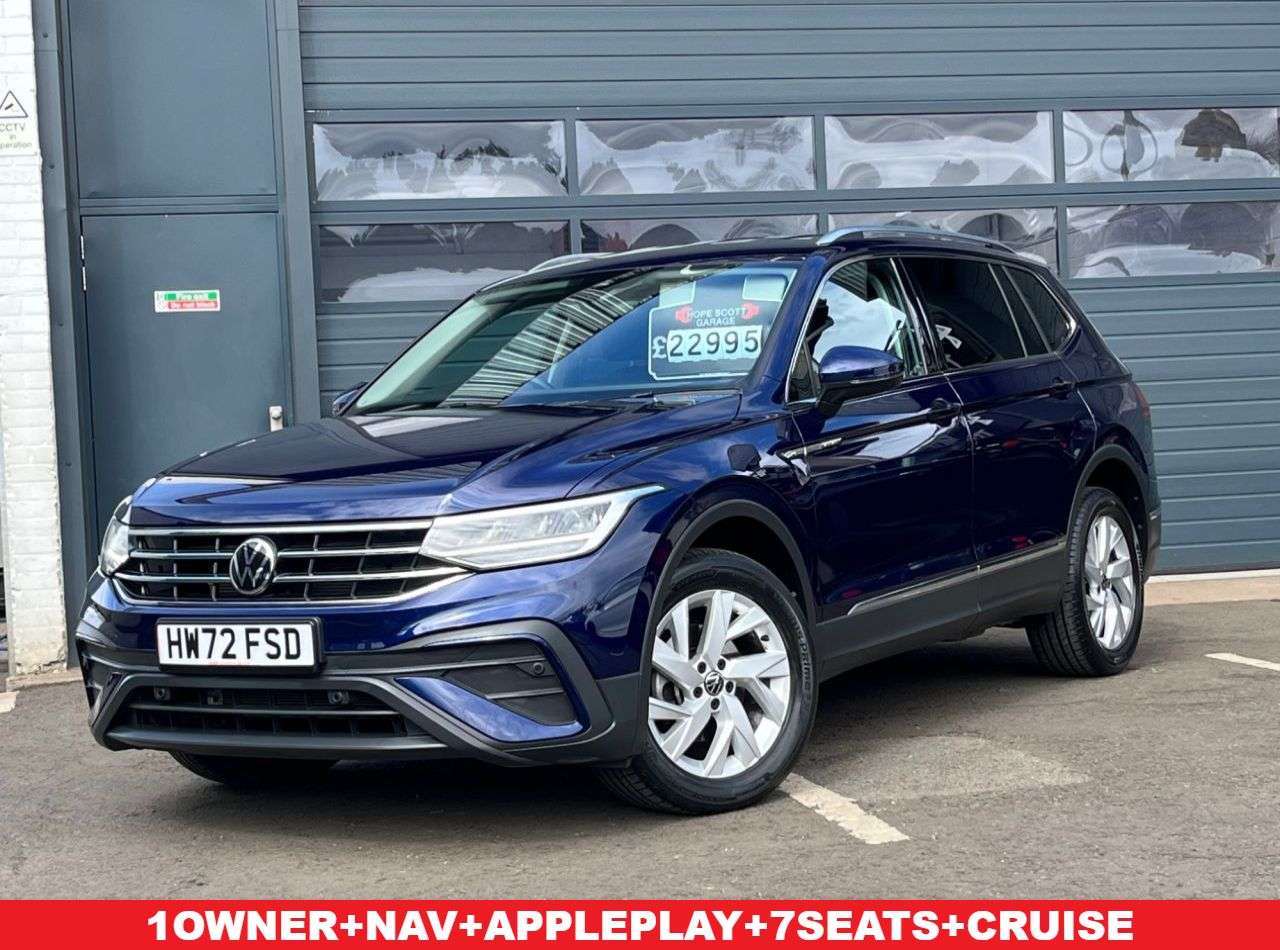 A 2022 VOLKSWAGEN TIGUAN ALLSPACE 1.5 TSI Life SUV 5dr Petrol DSG Euro 6 (s/s) (150 ps) ***1OWNER+APPLEPLAY+N A 2022 VOLKSWAGEN TIGUAN ALLSPACE 1.5 TSI Life SUV 5dr Petrol DSG Euro 6 (s/s) (150 ps) ***1OWNER+APPLEPLAY+N