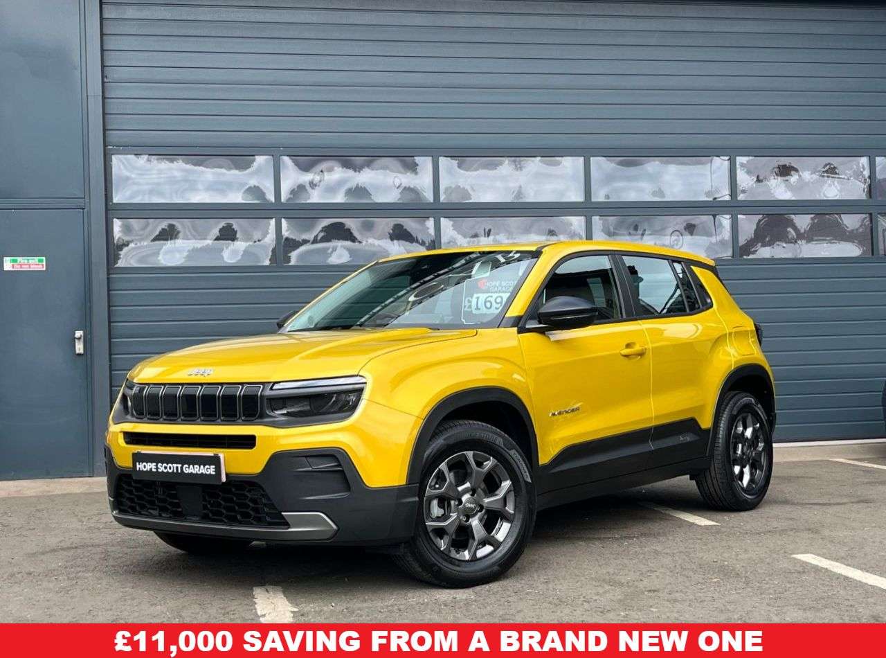 A 2025 JEEP AVENGER 1.2 e-Hybrid Longitude SUV 5dr Petrol Hybrid e-DCT Euro 6 (s/s) (100 ps) ** A 2025 JEEP AVENGER 1.2 e-Hybrid Longitude SUV 5dr Petrol Hybrid e-DCT Euro 6 (s/s) (100 ps) **