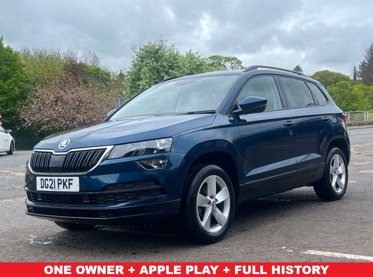 A 2021 SKODA KAROQ 1.0 TSI SE SUV 5dr Petrol Manual Euro 6 (s/s) (110 ps) ***ONE OWNER & FULL A 2021 SKODA KAROQ 1.0 TSI SE SUV 5dr Petrol Manual Euro 6 (s/s) (110 ps) ***ONE OWNER & FULL
