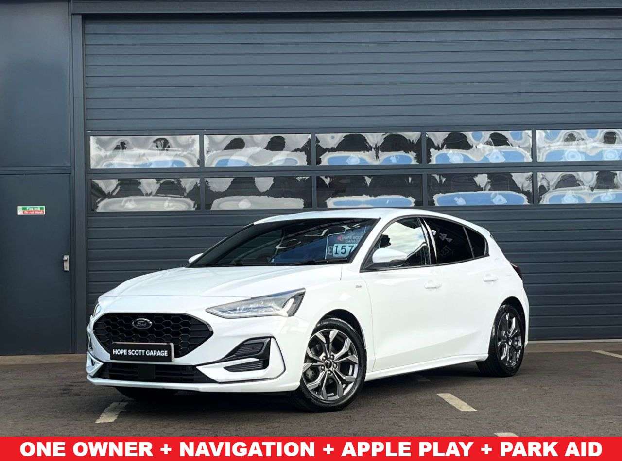 A 2023 FORD FOCUS 1.0T EcoBoost ST-Line Hatchback 5dr Petrol Manual Euro 6 (s/s) (125 ps) *** A 2023 FORD FOCUS 1.0T EcoBoost ST-Line Hatchback 5dr Petrol Manual Euro 6 (s/s) (125 ps) ***