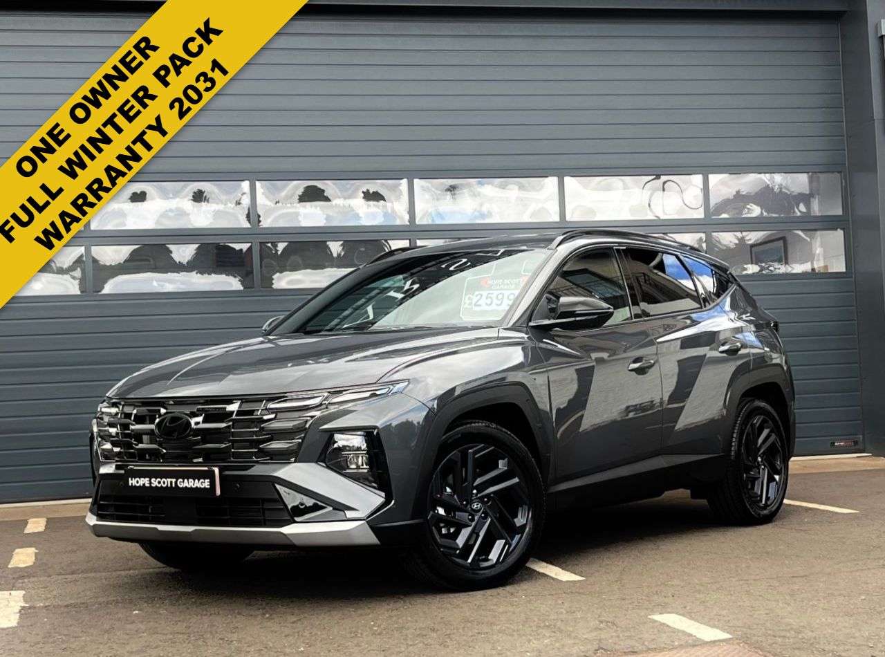 A 2026 HYUNDAI TUCSON 1.6 T-GDi Black Line SUV 5dr Petrol Manual Euro 6 (s/s) (150 ps) ***1OWNER+ A 2026 HYUNDAI TUCSON 1.6 T-GDi Black Line SUV 5dr Petrol Manual Euro 6 (s/s) (150 ps) ***1OWNER+