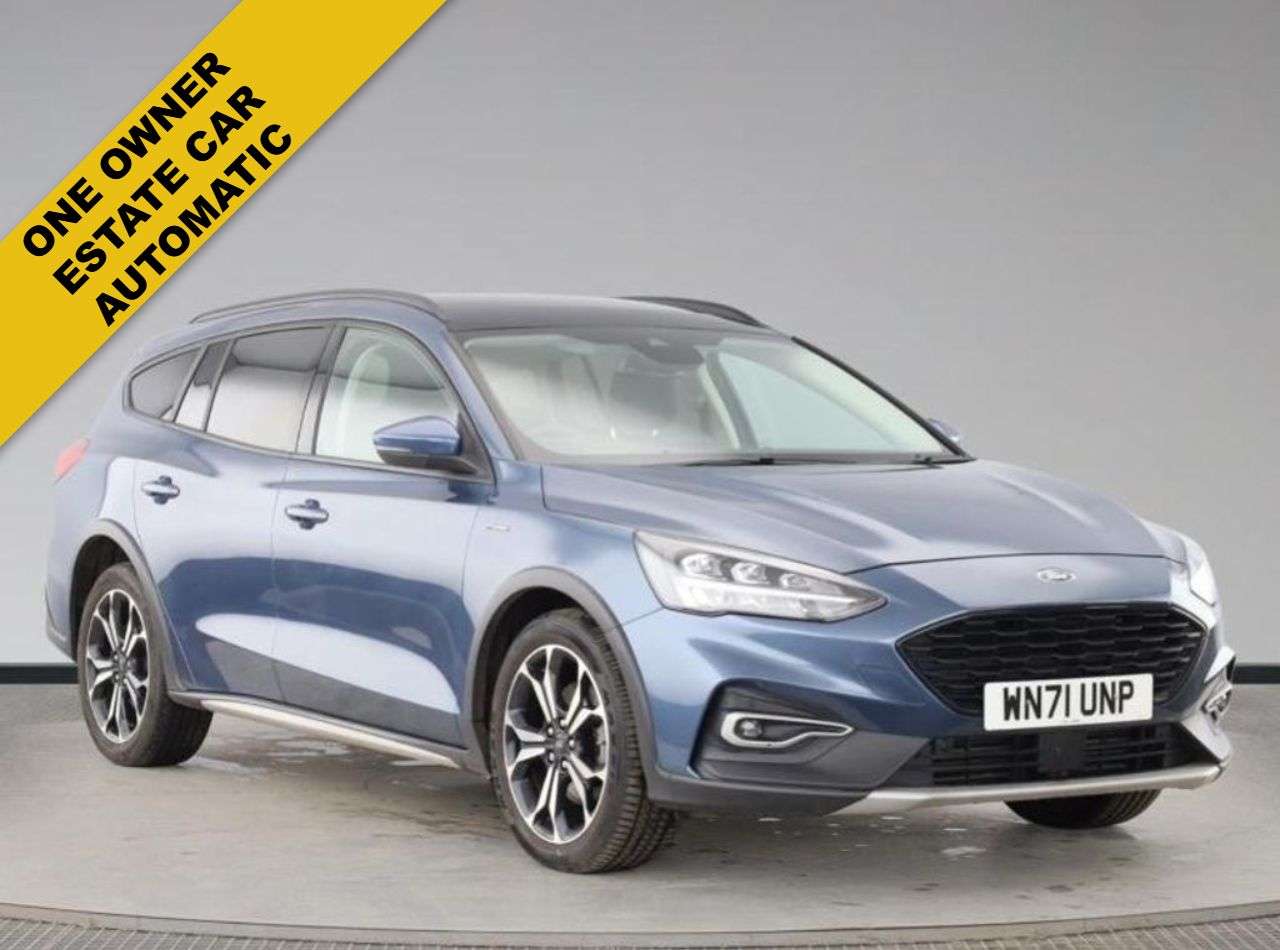 A 2021 FORD FOCUS 1.0T EcoBoost Active X Estate 5dr Petrol Auto Euro 6 (s/s) (125 ps) ***ONE A 2021 FORD FOCUS 1.0T EcoBoost Active X Estate 5dr Petrol Auto Euro 6 (s/s) (125 ps) ***ONE