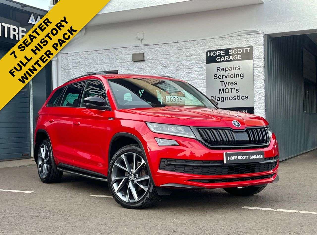 A 2018 SKODA KODIAQ 2.0 TDI SportLine SUV 5dr Diesel DSG 4WD Euro 6 (s/s) (7 Seat) (150 ps) *** A 2018 SKODA KODIAQ 2.0 TDI SportLine SUV 5dr Diesel DSG 4WD Euro 6 (s/s) (7 Seat) (150 ps) ***