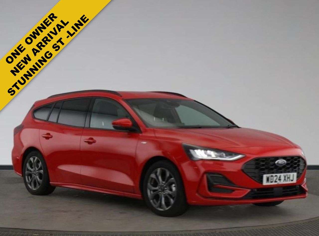 A 2024 FORD FOCUS 1.0T EcoBoost MHEV ST-Line Estate 5dr Petrol Hybrid Manual Euro 6 (s/s) (12 A 2024 FORD FOCUS 1.0T EcoBoost MHEV ST-Line Estate 5dr Petrol Hybrid Manual Euro 6 (s/s) (12
