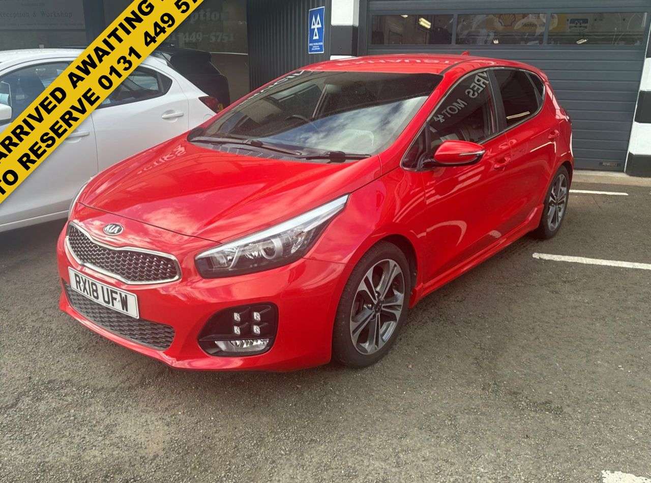 A 2018 KIA CEED 1.0 T-GDi GT-Line Hatchback 5dr Petrol Manual Euro 6 (s/s) (118 bhp) A 2018 KIA CEED 1.0 T-GDi GT-Line Hatchback 5dr Petrol Manual Euro 6 (s/s) (118 bhp)