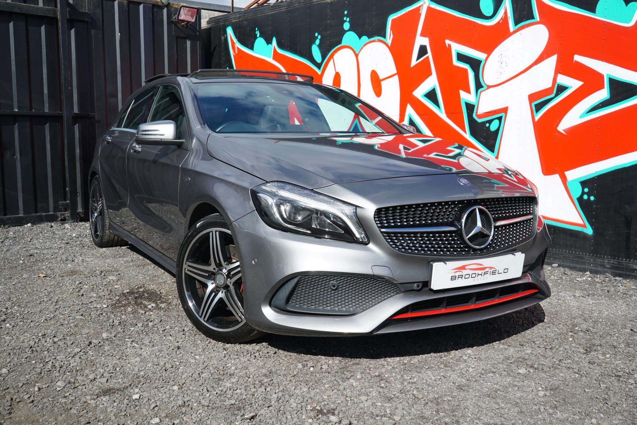A 2016 MERCEDES-BENZ A CLASS 2.0 A250 AMG (Premium) Hatchback 5dr Petrol Manual Euro 6 (s/s) (218 ps) A 2016 MERCEDES-BENZ A CLASS 2.0 A250 AMG (Premium) Hatchback 5dr Petrol Manual Euro 6 (s/s) (218 ps)