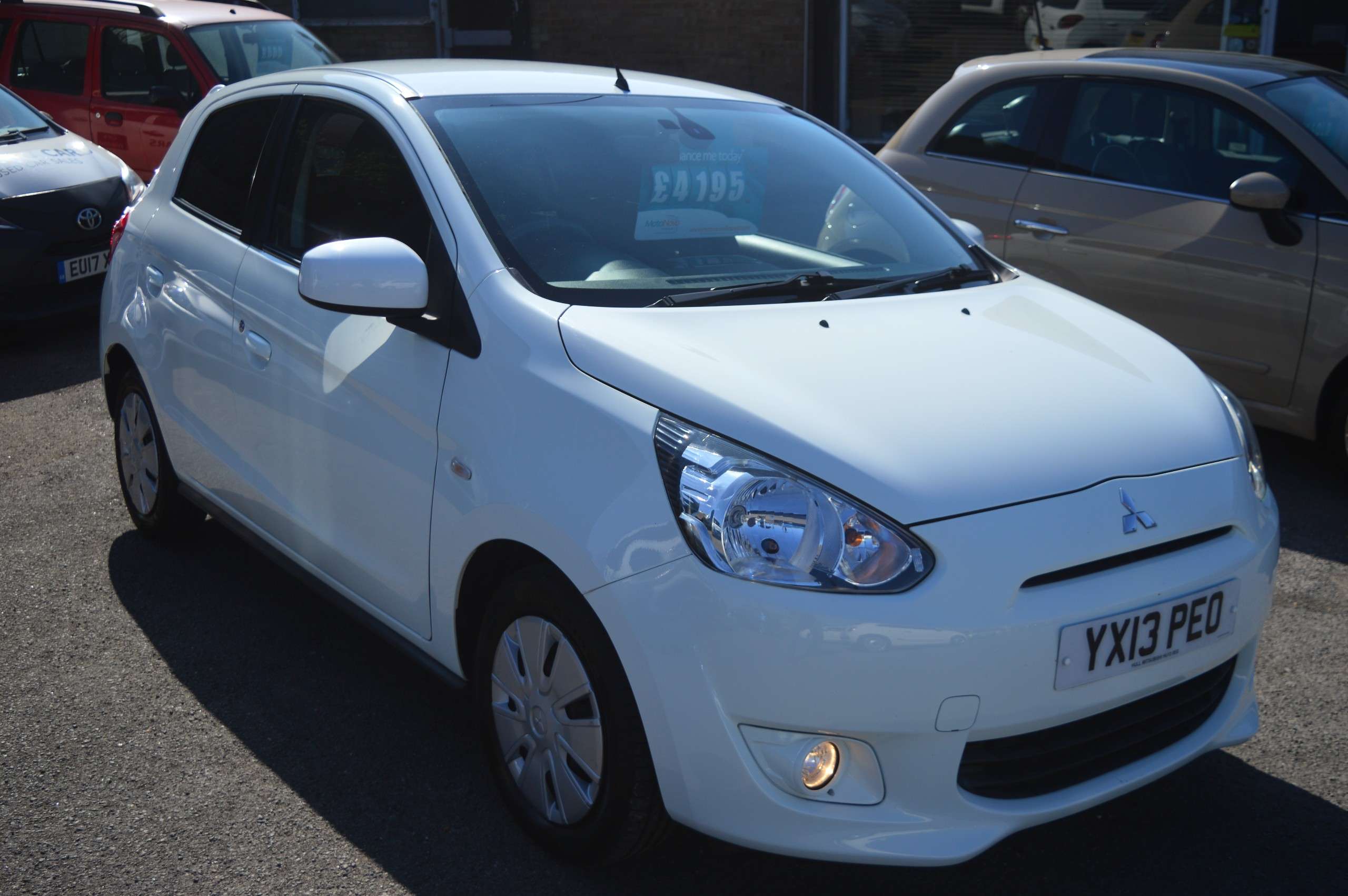 A 2013 MITSUBISHI MIRAGE 1.2 2 Hatchback 5dr Petrol Manual Euro 5 (s/s) (79 ps) A 2013 MITSUBISHI MIRAGE 1.2 2 Hatchback 5dr Petrol Manual Euro 5 (s/s) (79 ps)