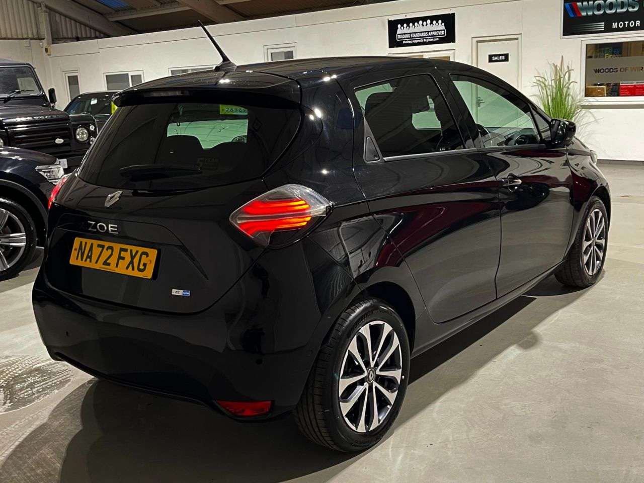 A 2022 RENAULT ZOE R135 EV50 52kWh GT Line + Hatchback 5dr Electric Auto (Rapid Charge) (134 b A 2022 RENAULT ZOE R135 EV50 52kWh GT Line + Hatchback 5dr Electric Auto (Rapid Charge) (134 b