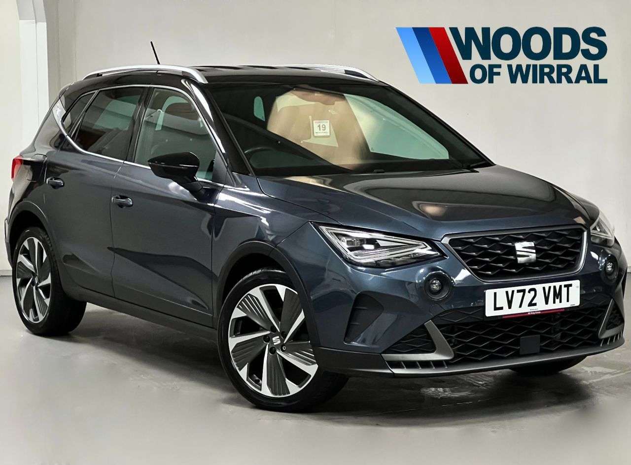 A 2022 SEAT ARONA 1.0 TSI FR Edition SUV 5dr Petrol Manual Euro 6 (s/s) (110 ps) A 2022 SEAT ARONA 1.0 TSI FR Edition SUV 5dr Petrol Manual Euro 6 (s/s) (110 ps)