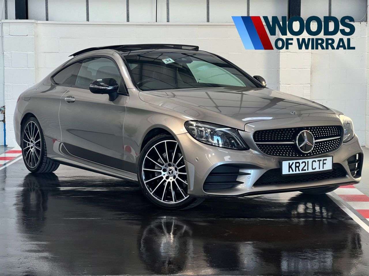A 2021 MERCEDES-BENZ C-CLASS 2.0 C220d AMG Line Night Edition (Premium Plus) Coupe 2dr Diesel G-Tronic+ A 2021 MERCEDES-BENZ C-CLASS 2.0 C220d AMG Line Night Edition (Premium Plus) Coupe 2dr Diesel G-Tronic+