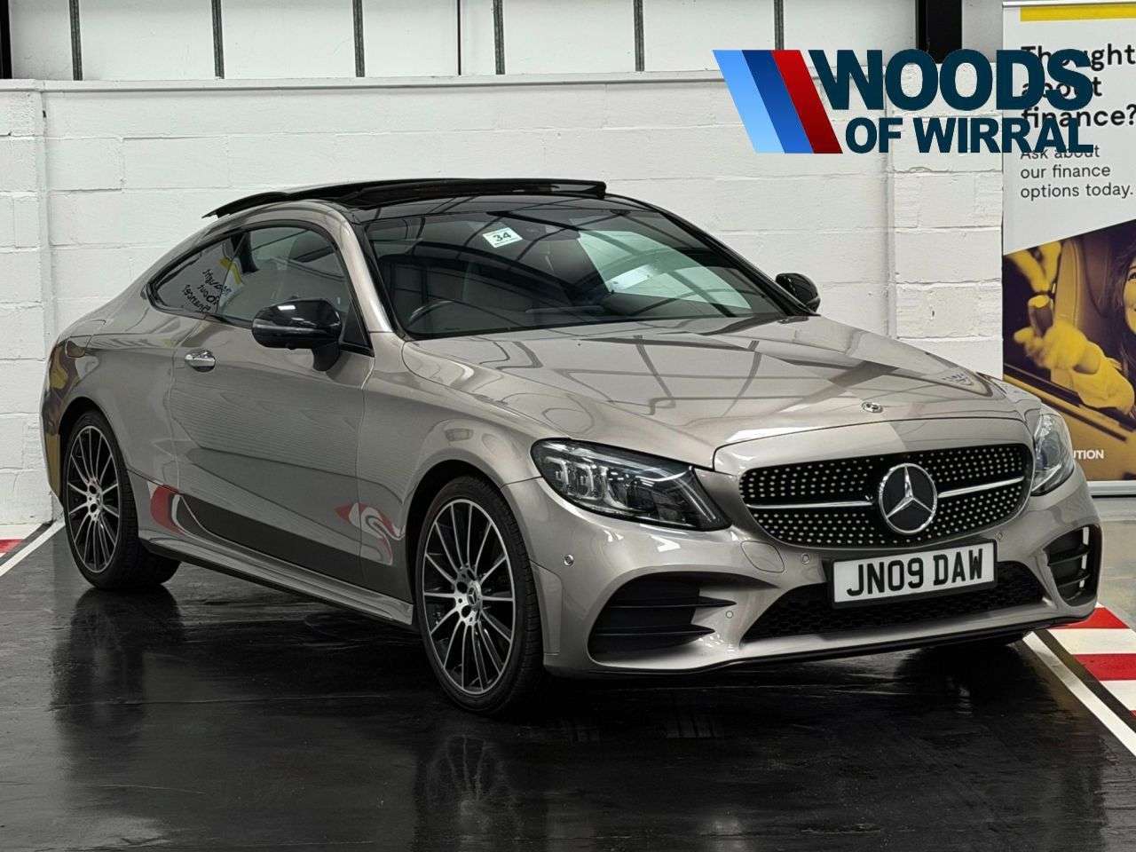 A 2021 MERCEDES-BENZ C-CLASS 2.0 C220d AMG Line Night Edition (Premium Plus) Coupe 2dr Diesel G-Tronic+ A 2021 MERCEDES-BENZ C-CLASS 2.0 C220d AMG Line Night Edition (Premium Plus) Coupe 2dr Diesel G-Tronic+