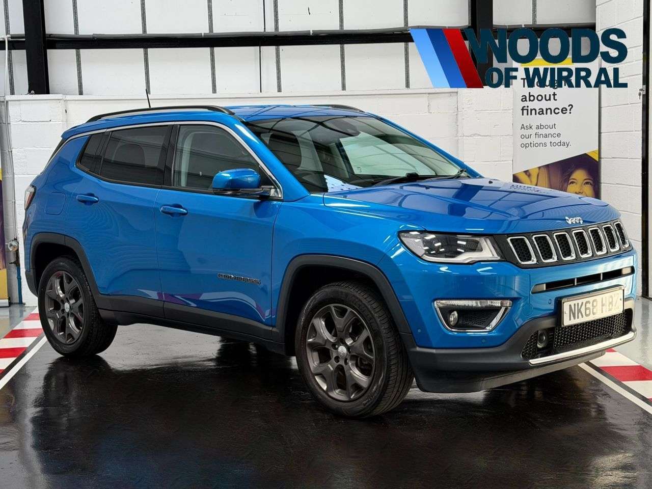 A 2018 JEEP COMPASS 1.4T MultiAirII Limited SUV 5dr Petrol Manual Euro 6 (s/s) (140 ps) A 2018 JEEP COMPASS 1.4T MultiAirII Limited SUV 5dr Petrol Manual Euro 6 (s/s) (140 ps)