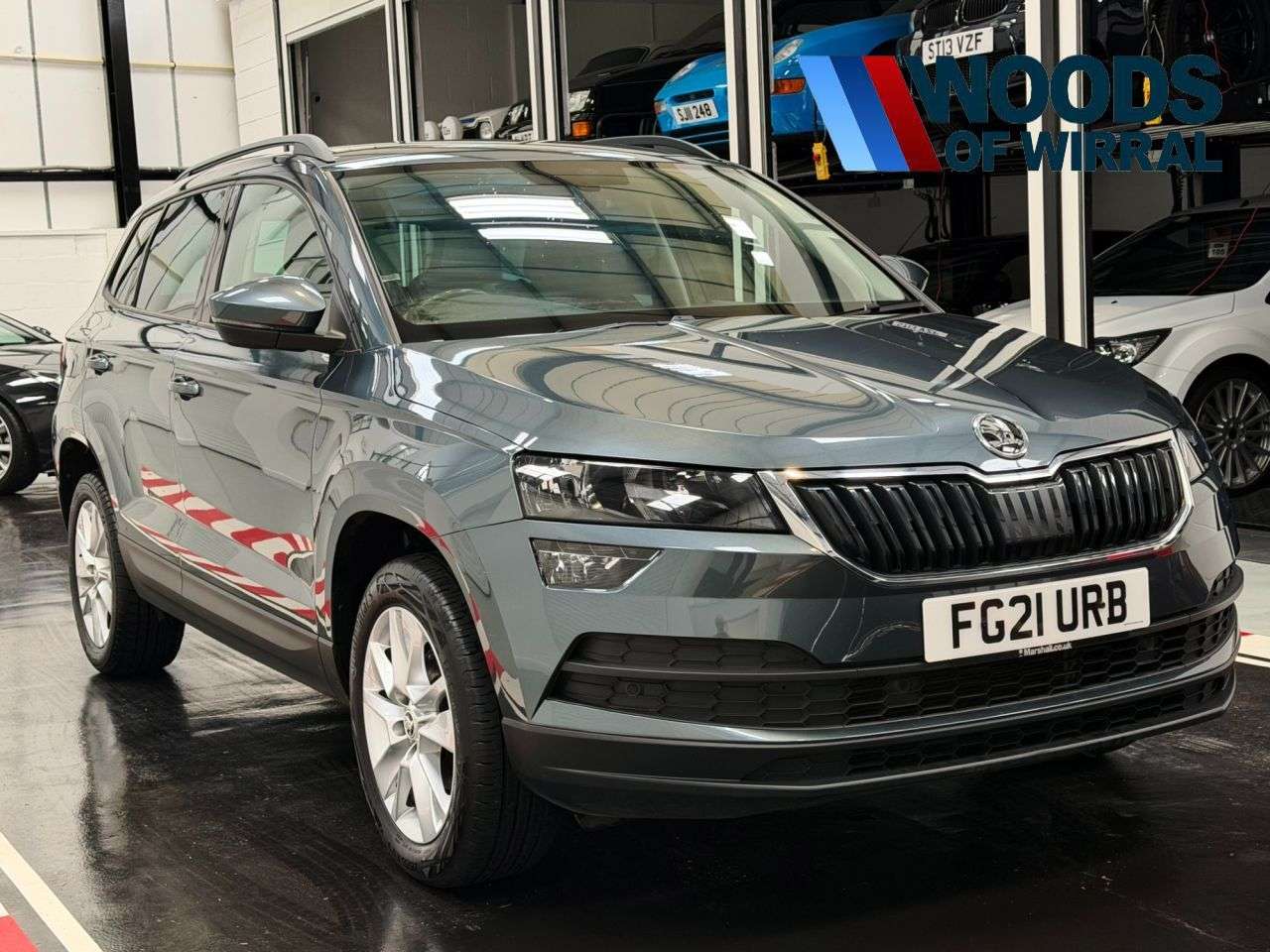A 2021 SKODA KAROQ 1.5 TSI ACT SE Technology SUV 5dr Petrol DSG Euro 6 (s/s) (150 ps) A 2021 SKODA KAROQ 1.5 TSI ACT SE Technology SUV 5dr Petrol DSG Euro 6 (s/s) (150 ps)
