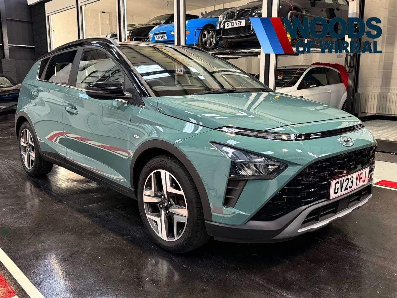 A 2023 HYUNDAI BAYON 1.0 T-GDi MHEV Ultimate SUV 5dr Petrol Hybrid DCT Euro 6 (s/s) (120 ps) A 2023 HYUNDAI BAYON 1.0 T-GDi MHEV Ultimate SUV 5dr Petrol Hybrid DCT Euro 6 (s/s) (120 ps)