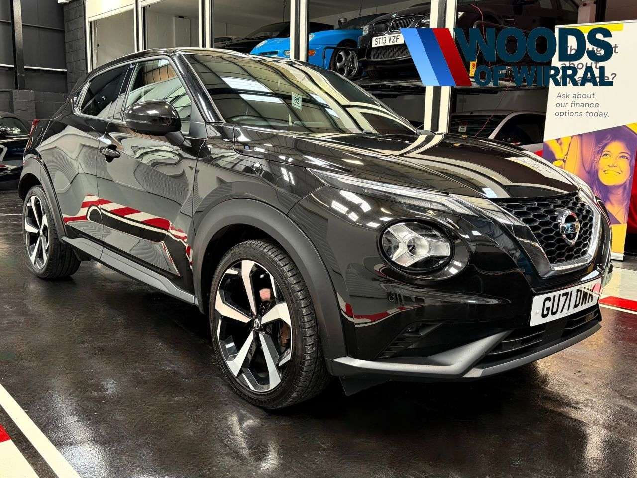 A 2021 NISSAN JUKE 1.0 DIG-T Tekna SUV 5dr Petrol DCT Auto Euro 6 (s/s) (114 ps) A 2021 NISSAN JUKE 1.0 DIG-T Tekna SUV 5dr Petrol DCT Auto Euro 6 (s/s) (114 ps)