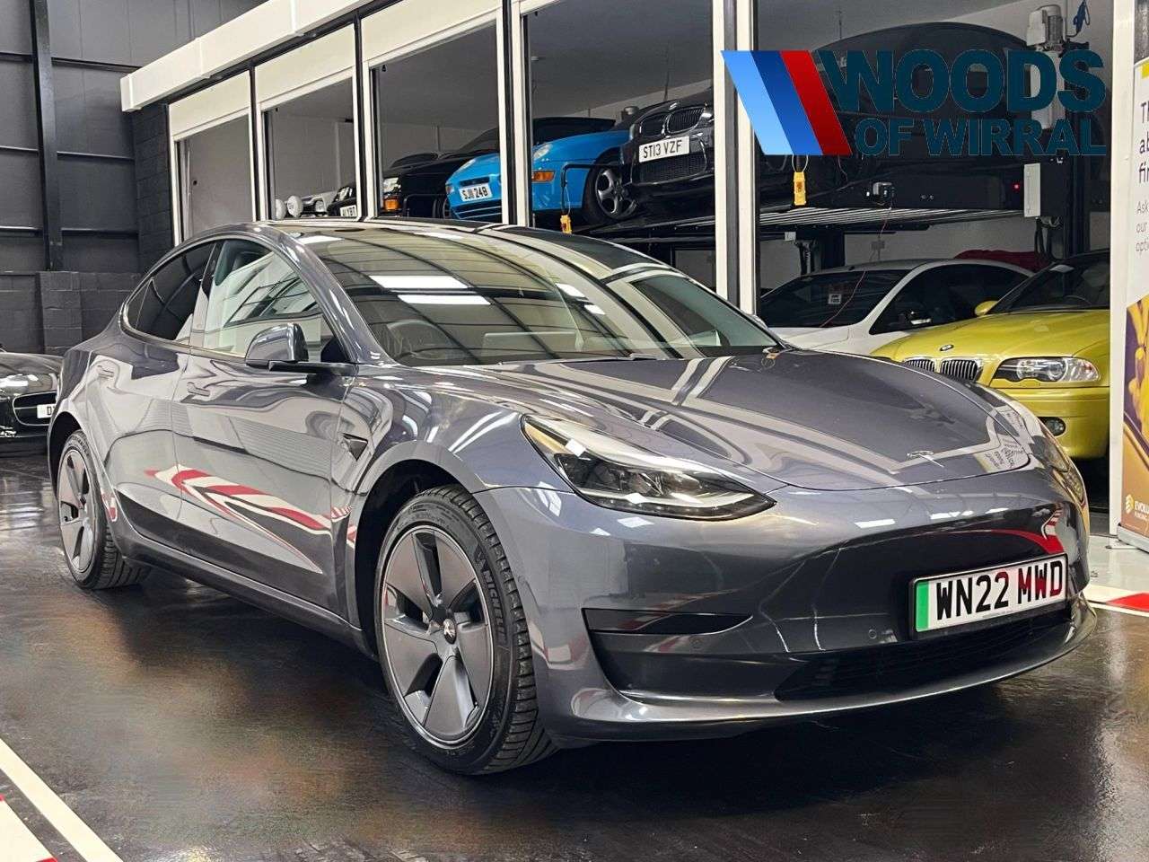 A 2022 TESLA MODEL 3 Standard Range Plus Saloon 4dr Electric Auto RWD (241 bhp) A 2022 TESLA MODEL 3 Standard Range Plus Saloon 4dr Electric Auto RWD (241 bhp)