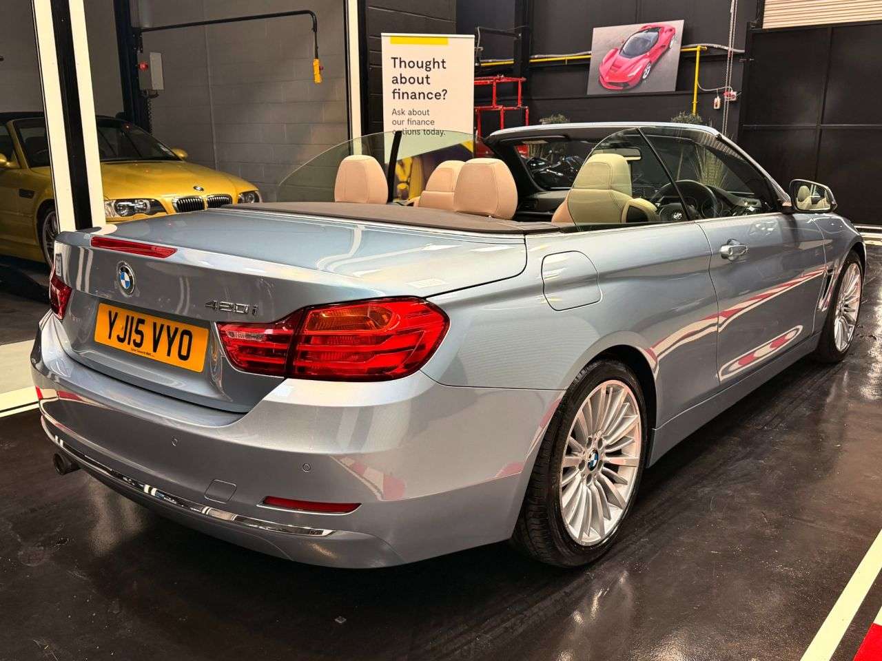A 2015 BMW 4 SERIES 2.0 420i Luxury Convertible 2dr Petrol Auto Euro 6 (s/s) (184 ps) A 2015 BMW 4 SERIES 2.0 420i Luxury Convertible 2dr Petrol Auto Euro 6 (s/s) (184 ps)