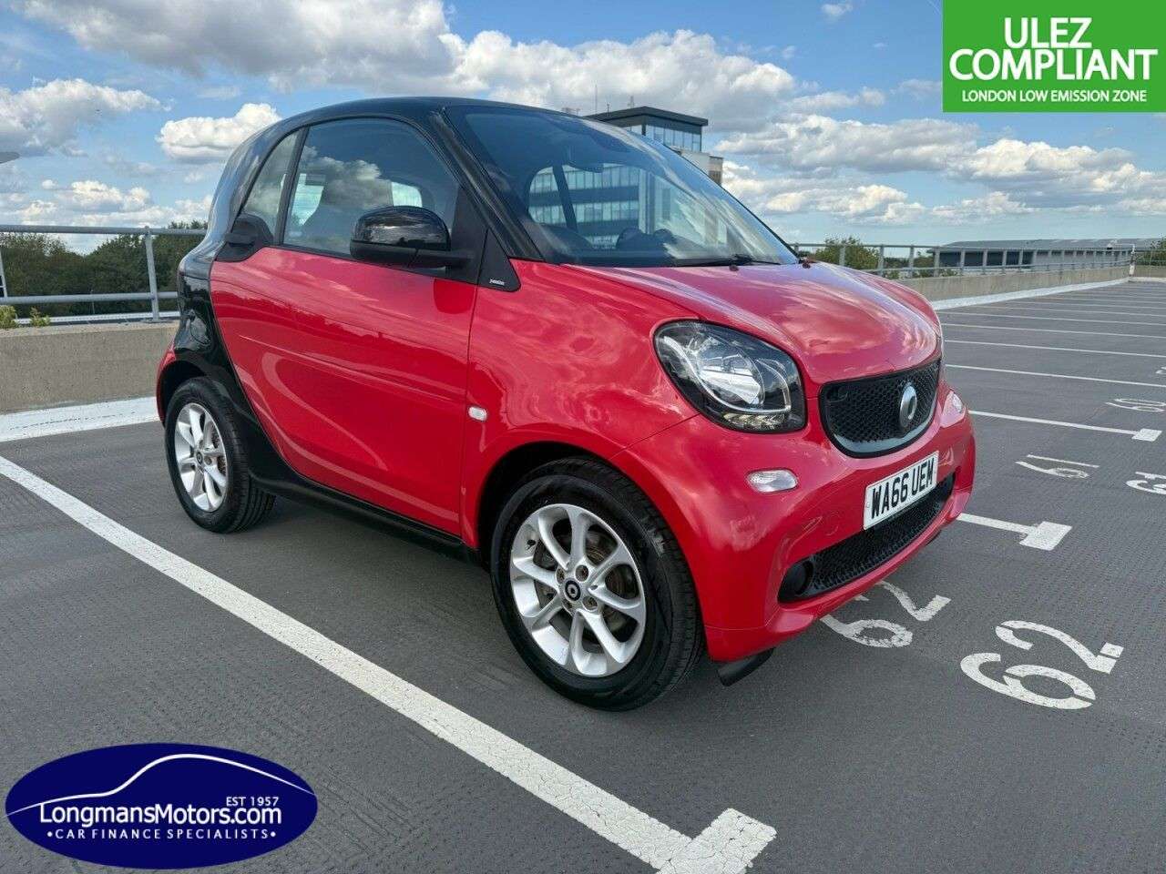 A 2016 SMART FORTWO 1.0 Passion Coupe 2dr Petrol Manual Euro 6 (s/s) (71 ps) 1 year mot and ser A 2016 SMART FORTWO 1.0 Passion Coupe 2dr Petrol Manual Euro 6 (s/s) (71 ps) 1 year mot and ser