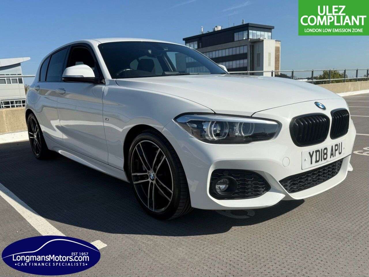 A 2018 BMW 1 SERIES 1.5 118i M Sport Shadow Edition Hatchback 5dr Petrol Manual Euro 6 (s/s) (1 A 2018 BMW 1 SERIES 1.5 118i M Sport Shadow Edition Hatchback 5dr Petrol Manual Euro 6 (s/s) (1