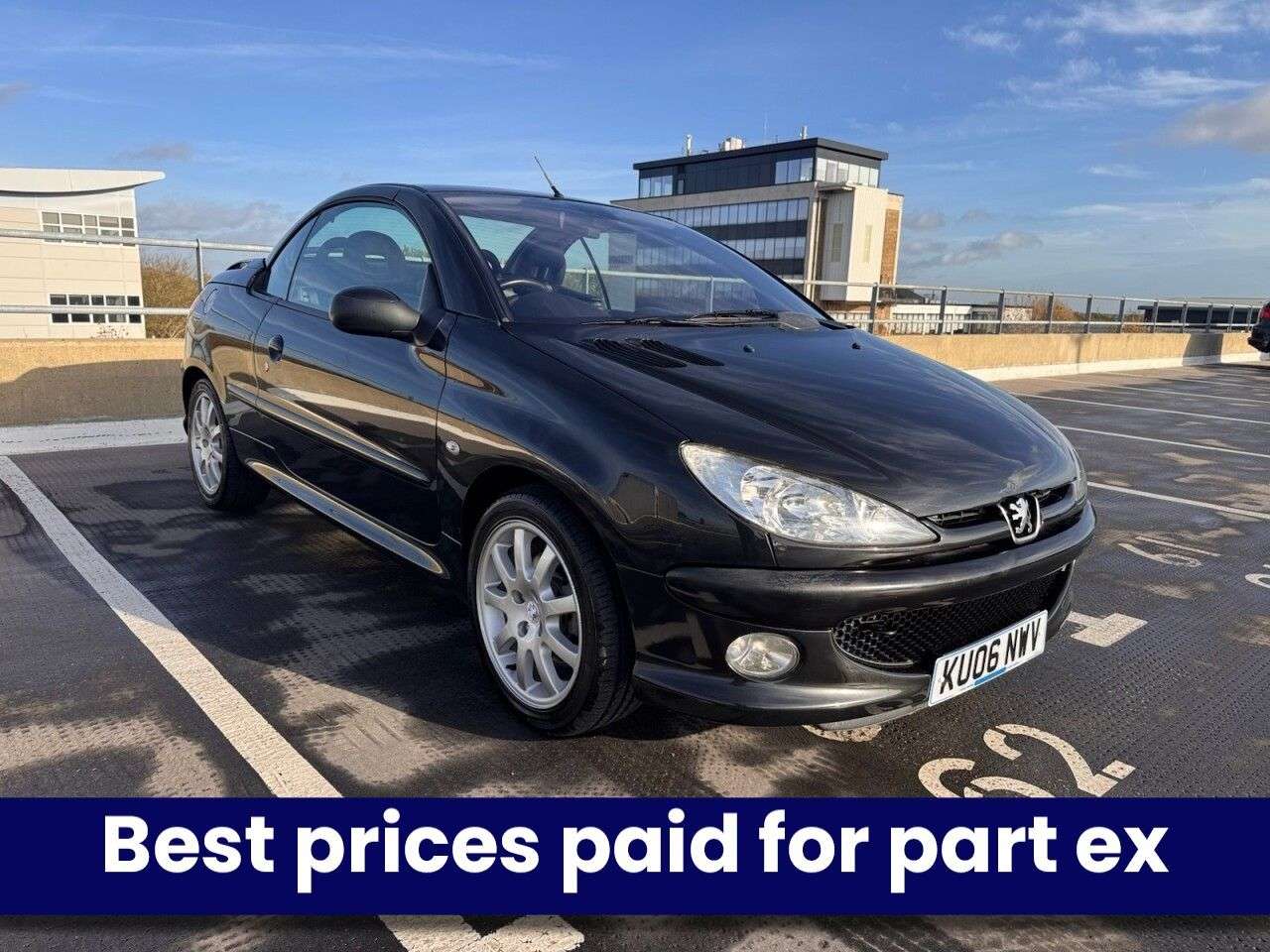 A 2006 PEUGEOT 206 1.6 16v Allure Convertible 2dr Petrol Manual (166 g/km, 110 bhp) 1 year mot A 2006 PEUGEOT 206 1.6 16v Allure Convertible 2dr Petrol Manual (166 g/km, 110 bhp) 1 year mot