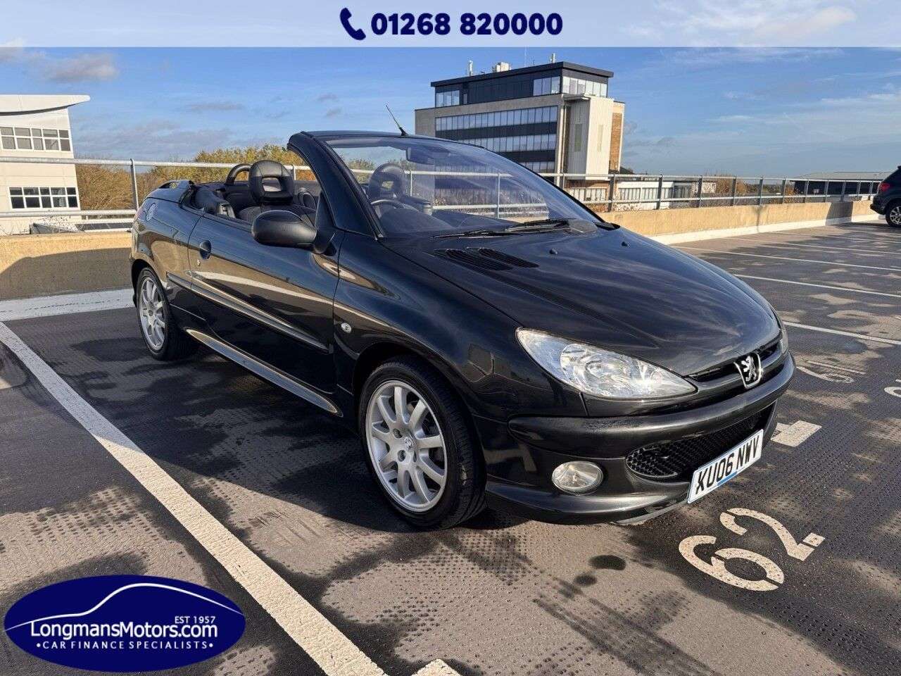 A 2006 PEUGEOT 206 1.6 16v Allure Convertible 2dr Petrol Manual (166 g/km, 110 bhp) 1 year mot A 2006 PEUGEOT 206 1.6 16v Allure Convertible 2dr Petrol Manual (166 g/km, 110 bhp) 1 year mot