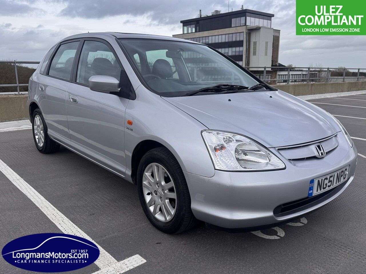 A 2002 HONDA CIVIC 1.6 i-VTEC SE Executive Hatchback 5dr Petrol Automatic (172 g/km, 108 bhp) A 2002 HONDA CIVIC 1.6 i-VTEC SE Executive Hatchback 5dr Petrol Automatic (172 g/km, 108 bhp)