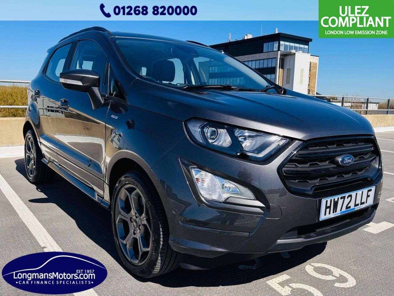A 2023 FORD ECOSPORT 1.0T EcoBoost GPF ST-Line SUV 5dr Petrol Manual Euro 6 (s/s) (125 ps) 1 yea A 2023 FORD ECOSPORT 1.0T EcoBoost GPF ST-Line SUV 5dr Petrol Manual Euro 6 (s/s) (125 ps) 1 yea