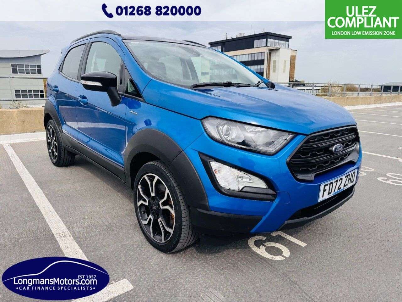 A 2023 FORD ECOSPORT 1.0T EcoBoost Active SUV 5dr Petrol Manual Euro 6 (s/s) (125 ps) 1 year mot A 2023 FORD ECOSPORT 1.0T EcoBoost Active SUV 5dr Petrol Manual Euro 6 (s/s) (125 ps) 1 year mot