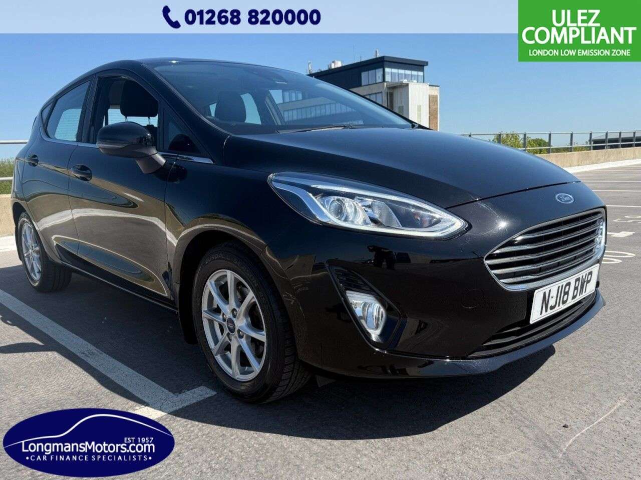 A 2018 FORD FIESTA 1.1 Ti-VCT Zetec Hatchback 5dr Petrol Manual Euro 6 (s/s) (85 ps) 1 year mo A 2018 FORD FIESTA 1.1 Ti-VCT Zetec Hatchback 5dr Petrol Manual Euro 6 (s/s) (85 ps) 1 year mo