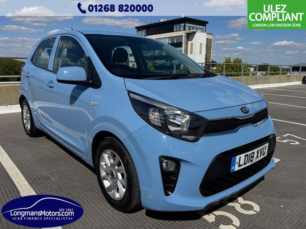 A 2018 KIA PICANTO 1.0 2 Hatchback 5dr Petrol Manual Euro 6 (66 bhp) 1 year mot and service in A 2018 KIA PICANTO 1.0 2 Hatchback 5dr Petrol Manual Euro 6 (66 bhp) 1 year mot and service in