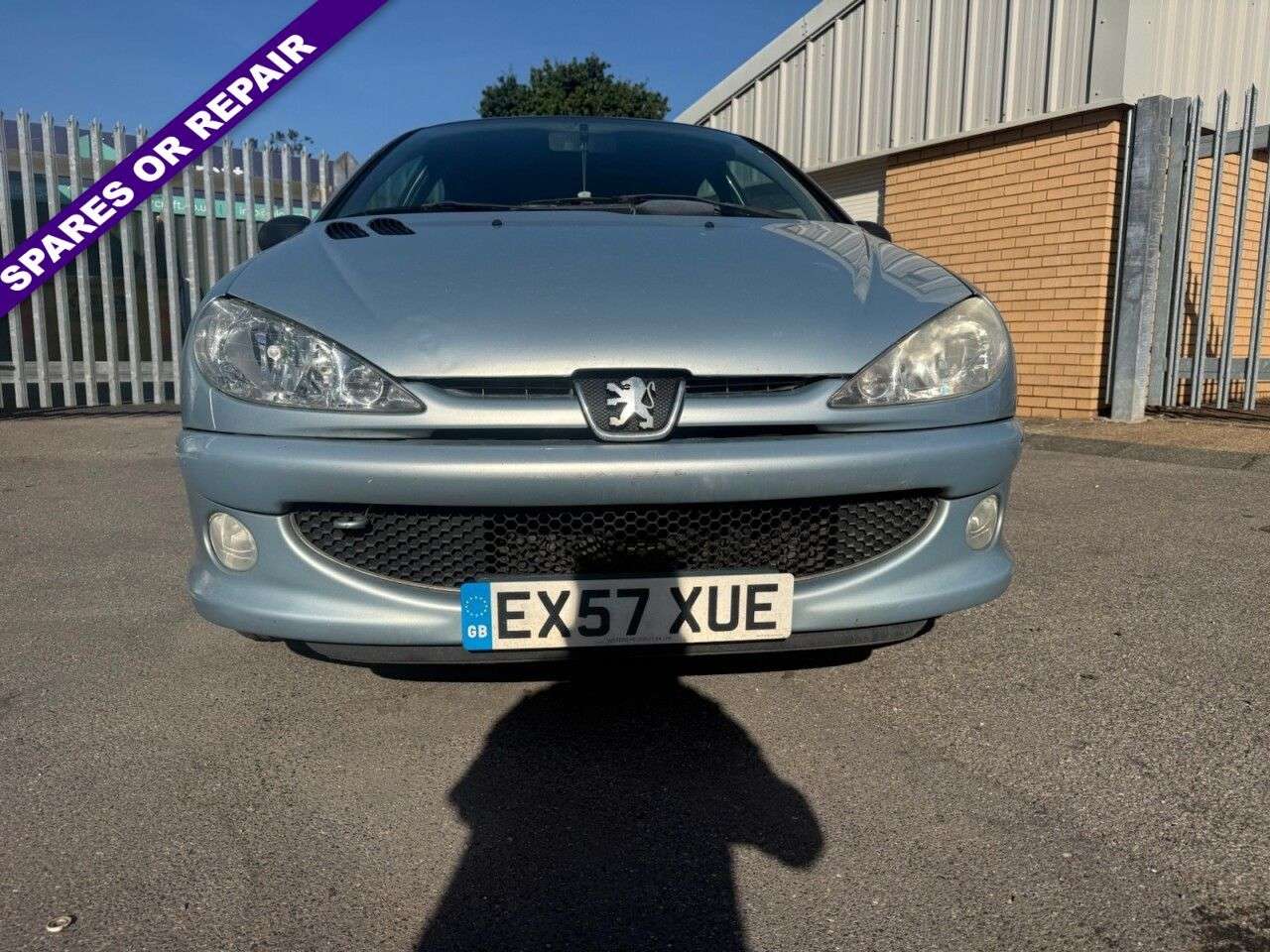 A 2007 PEUGEOT 206 1.4 Look Hatchback 5dr Petrol Manual (152 g/km, 75 bhp) SPARE OR REPAIR / T A 2007 PEUGEOT 206 1.4 Look Hatchback 5dr Petrol Manual (152 g/km, 75 bhp) SPARE OR REPAIR / T