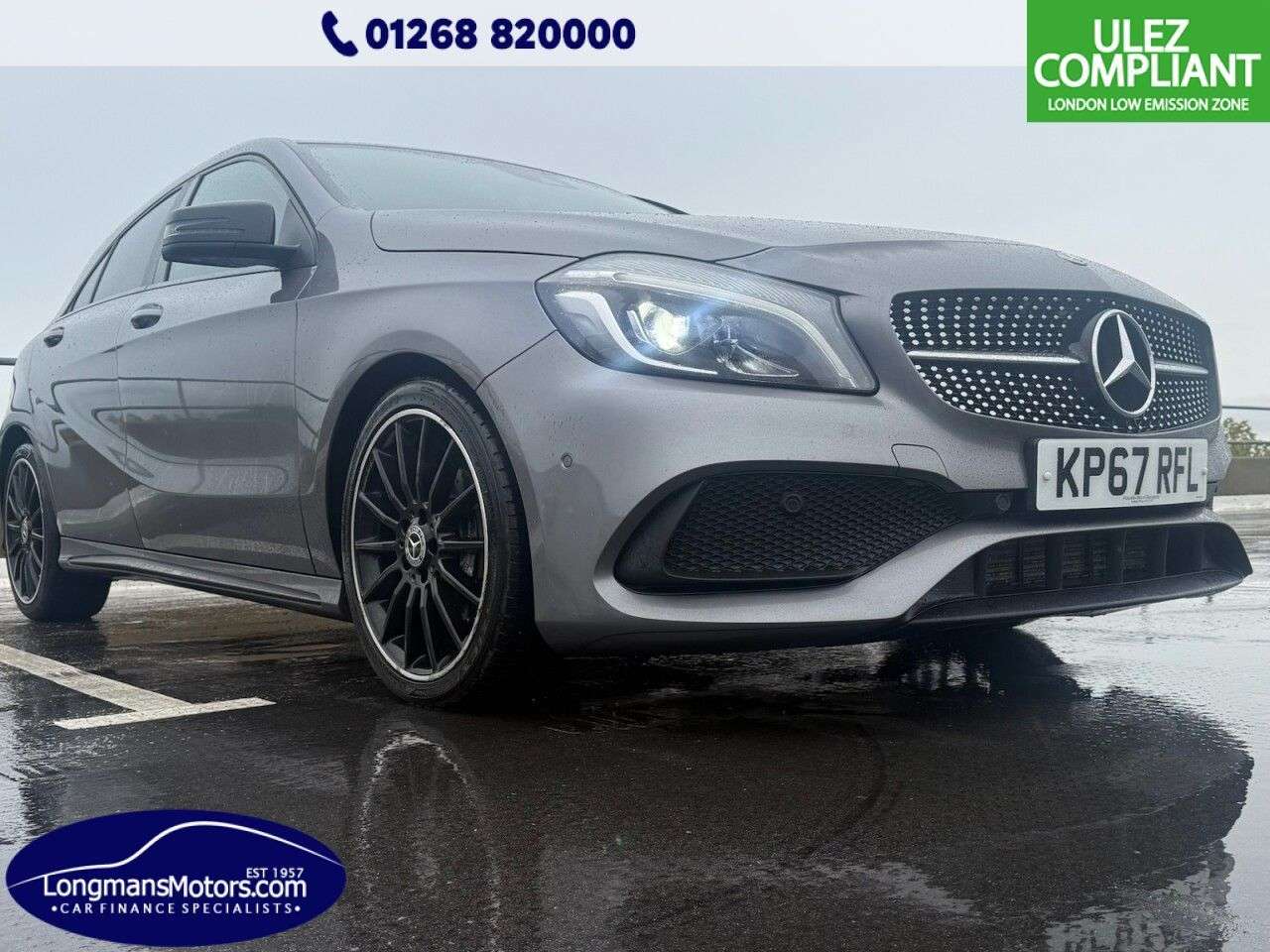A 2017 MERCEDES-BENZ A CLASS 1.6 A160 AMG Line (Premium) Hatchback 5dr Petrol Manual Euro 6 (s/s) (102 p A 2017 MERCEDES-BENZ A CLASS 1.6 A160 AMG Line (Premium) Hatchback 5dr Petrol Manual Euro 6 (s/s) (102 p