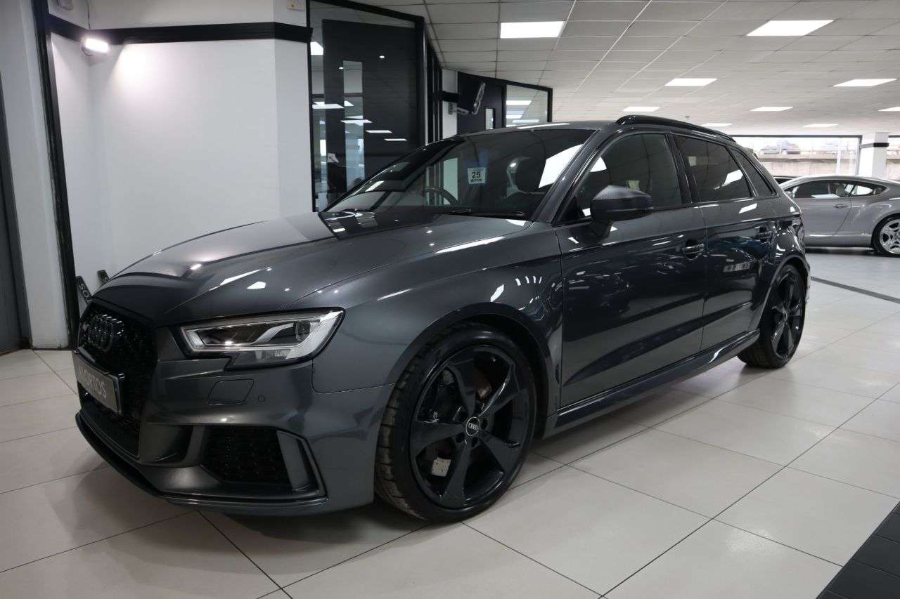 A 2019 AUDI RS3 2.5 TFSI Sportback 5dr Petrol S Tronic quattro Euro 6 (s/s) (400 ps) AMAZIN A 2019 AUDI RS3 2.5 TFSI Sportback 5dr Petrol S Tronic quattro Euro 6 (s/s) (400 ps) AMAZIN