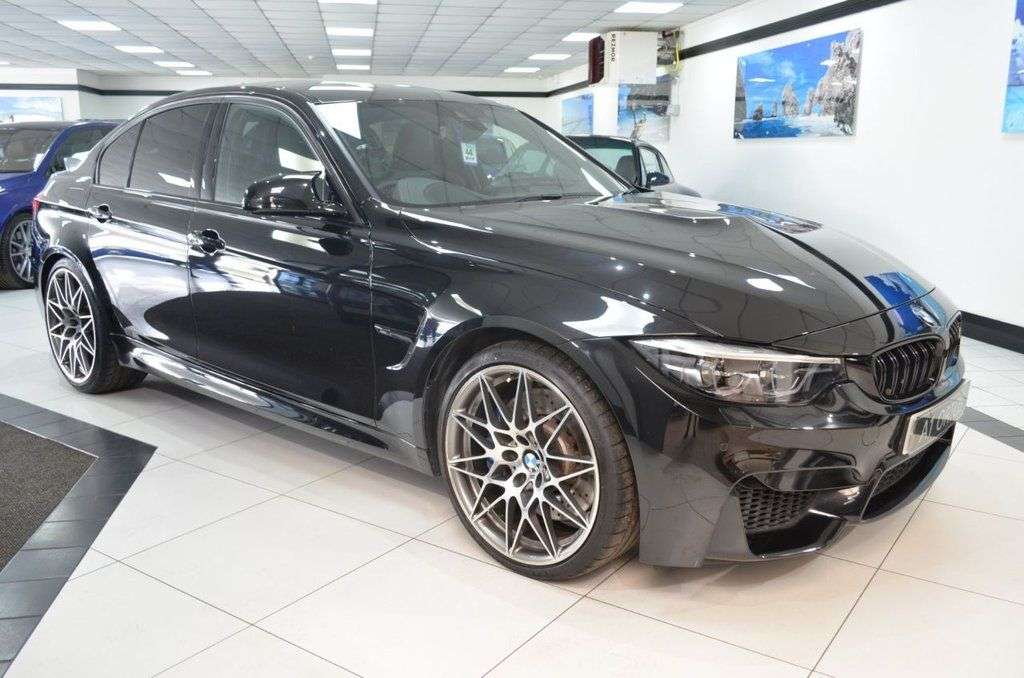 A 2018 BMW M3 3.0 BiTurbo Competition Saloon 4dr Petrol DCT Euro 6 (s/s) (450 ps) INCREDI A 2018 BMW M3 3.0 BiTurbo Competition Saloon 4dr Petrol DCT Euro 6 (s/s) (450 ps) INCREDI