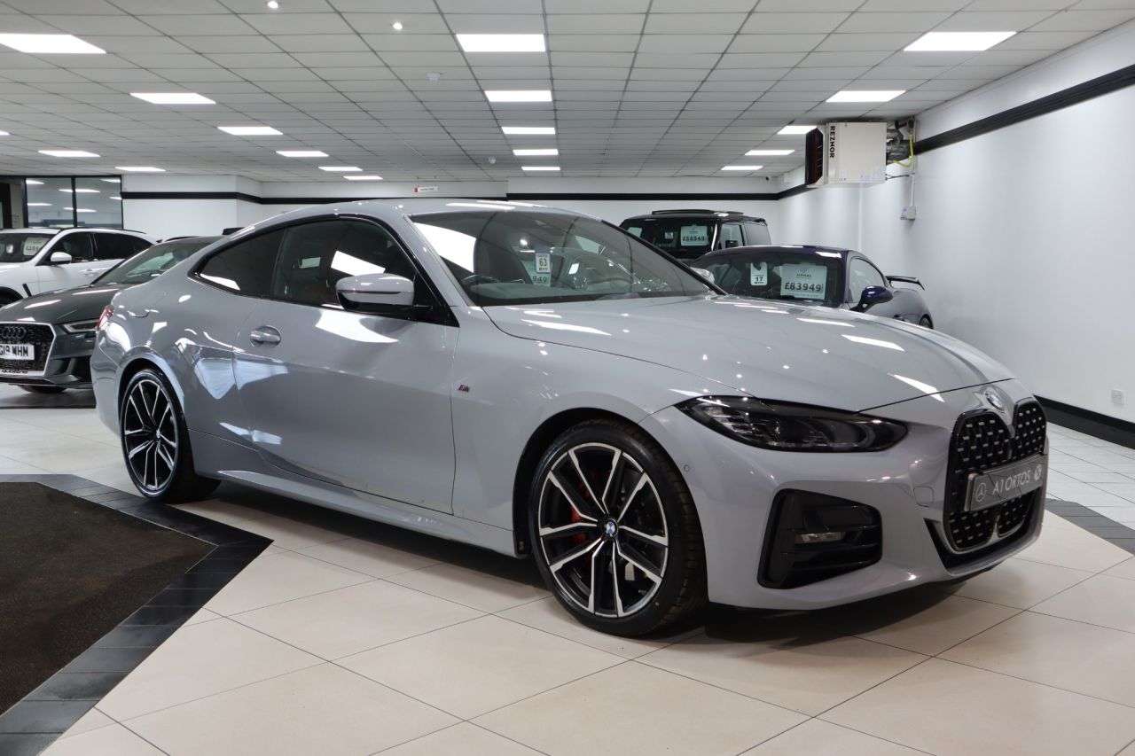 A 2022 BMW 4 SERIES 2.0 420i M Sport Coupe 2dr Petrol Auto Euro 6 (s/s) (184 ps) INCREDIBLE COL A 2022 BMW 4 SERIES 2.0 420i M Sport Coupe 2dr Petrol Auto Euro 6 (s/s) (184 ps) INCREDIBLE COL