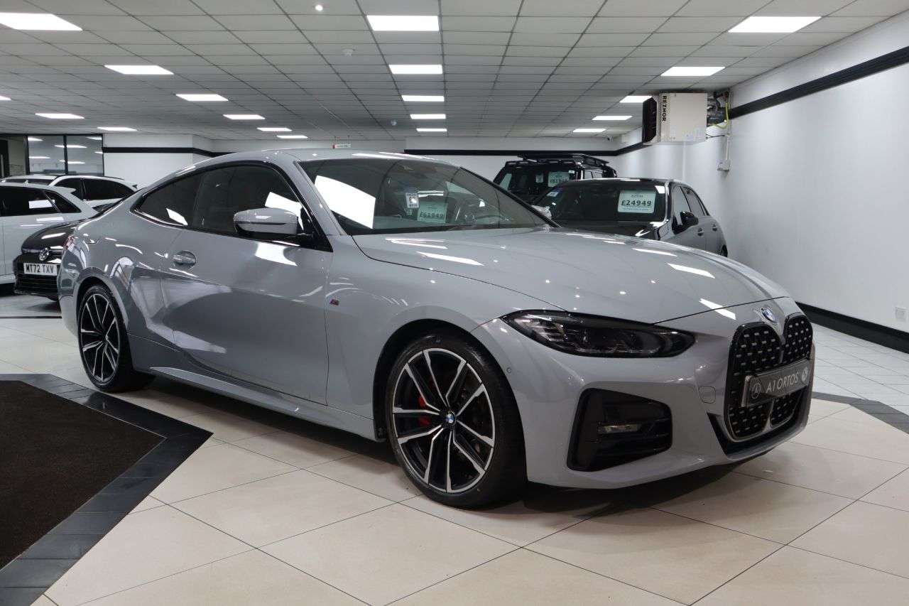 A 2022 BMW 4 SERIES 2.0 420i M Sport Coupe 2dr Petrol Auto Euro 6 (s/s) (184 ps) INCREDIBLE COL A 2022 BMW 4 SERIES 2.0 420i M Sport Coupe 2dr Petrol Auto Euro 6 (s/s) (184 ps) INCREDIBLE COL