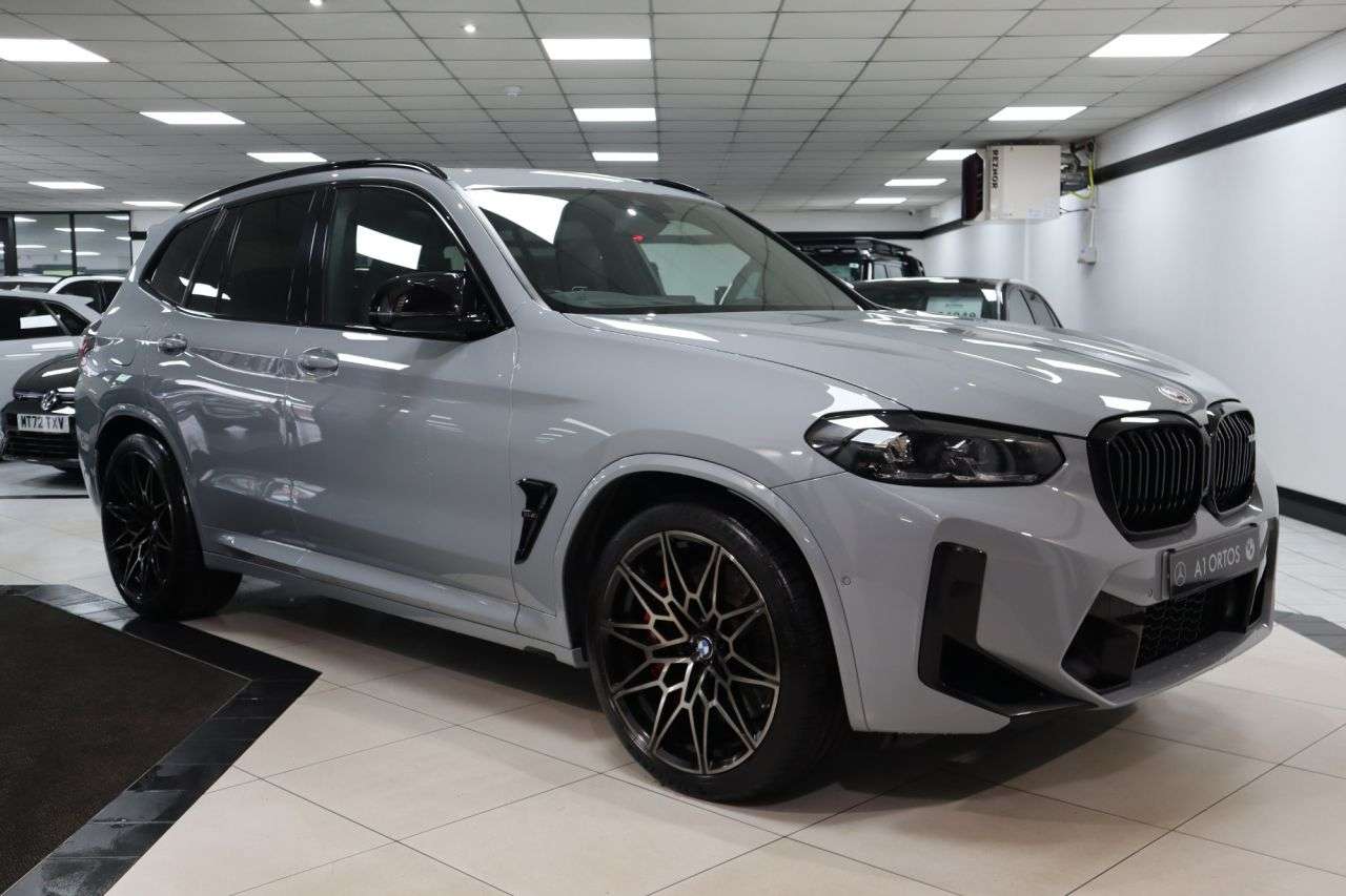 A 2022 BMW X3 M 3.0 M Competition SUV 5dr Petrol Auto xDrive Euro 6 (s/s) (510 ps) FULL HIS A 2022 BMW X3 M 3.0 M Competition SUV 5dr Petrol Auto xDrive Euro 6 (s/s) (510 ps) FULL HIS