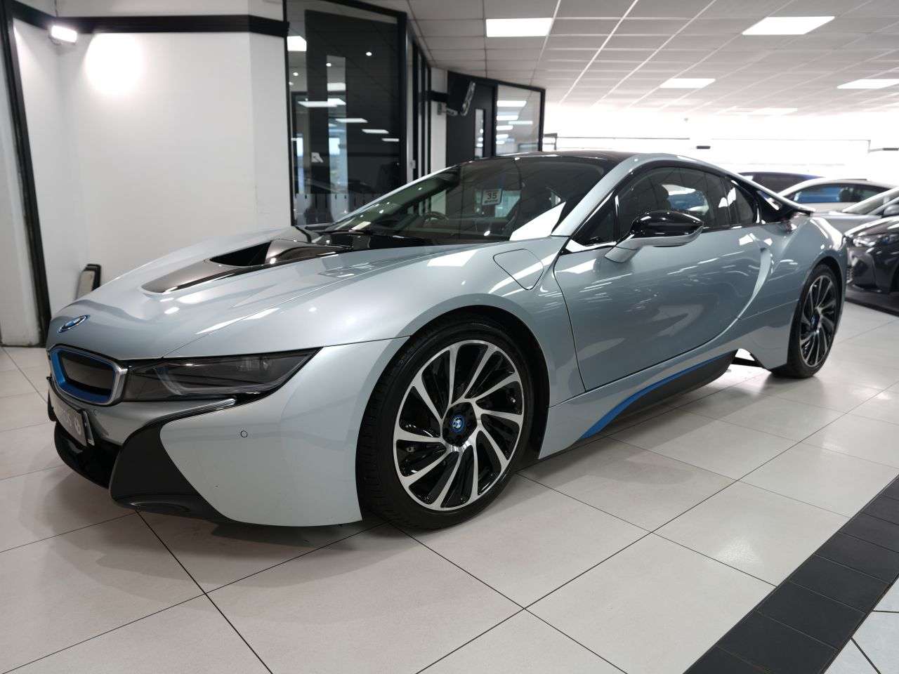A 2016 BMW I8 1.5 7.1kWh Coupe 2dr Petrol Plug-in Hybrid Auto 4WD Euro 6 (s/s) (362 ps) B A 2016 BMW I8 1.5 7.1kWh Coupe 2dr Petrol Plug-in Hybrid Auto 4WD Euro 6 (s/s) (362 ps) B