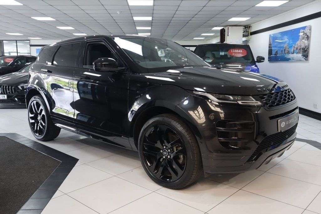 A 2019 LAND ROVER RANGE ROVER EVOQUE 2.0 D240 R-Dynamic HSE SUV 5dr Diesel Auto 4WD Euro 6 (s/s) (240 ps) BLACK A 2019 LAND ROVER RANGE ROVER EVOQUE 2.0 D240 R-Dynamic HSE SUV 5dr Diesel Auto 4WD Euro 6 (s/s) (240 ps) BLACK