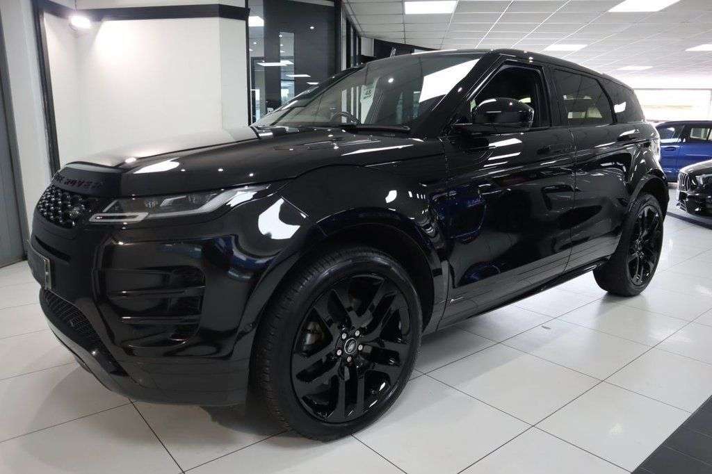 A 2019 LAND ROVER RANGE ROVER EVOQUE 2.0 D240 R-Dynamic HSE SUV 5dr Diesel Auto 4WD Euro 6 (s/s) (240 ps) BLACK A 2019 LAND ROVER RANGE ROVER EVOQUE 2.0 D240 R-Dynamic HSE SUV 5dr Diesel Auto 4WD Euro 6 (s/s) (240 ps) BLACK