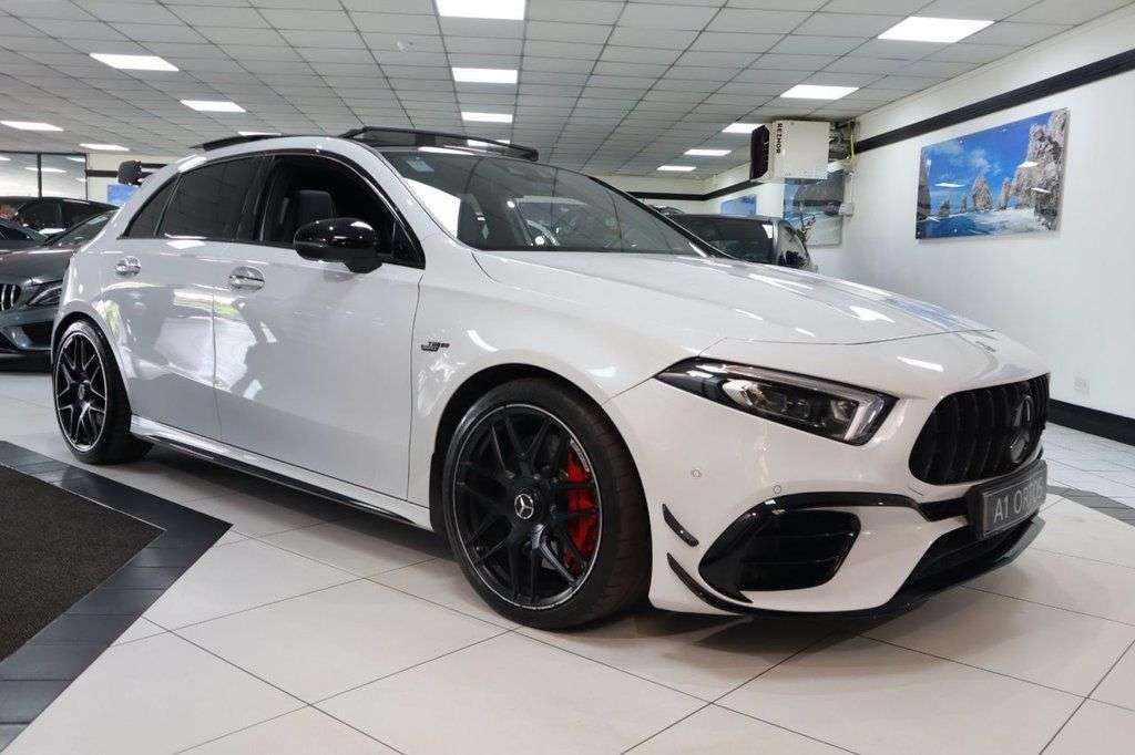 A 2020 MERCEDES-BENZ A-CLASS 2.0 A45 AMG S Plus Hatchback 5dr Petrol 8G-DCT 4MATIC+ Euro 6 (s/s) (421 ps A 2020 MERCEDES-BENZ A-CLASS 2.0 A45 AMG S Plus Hatchback 5dr Petrol 8G-DCT 4MATIC+ Euro 6 (s/s) (421 ps