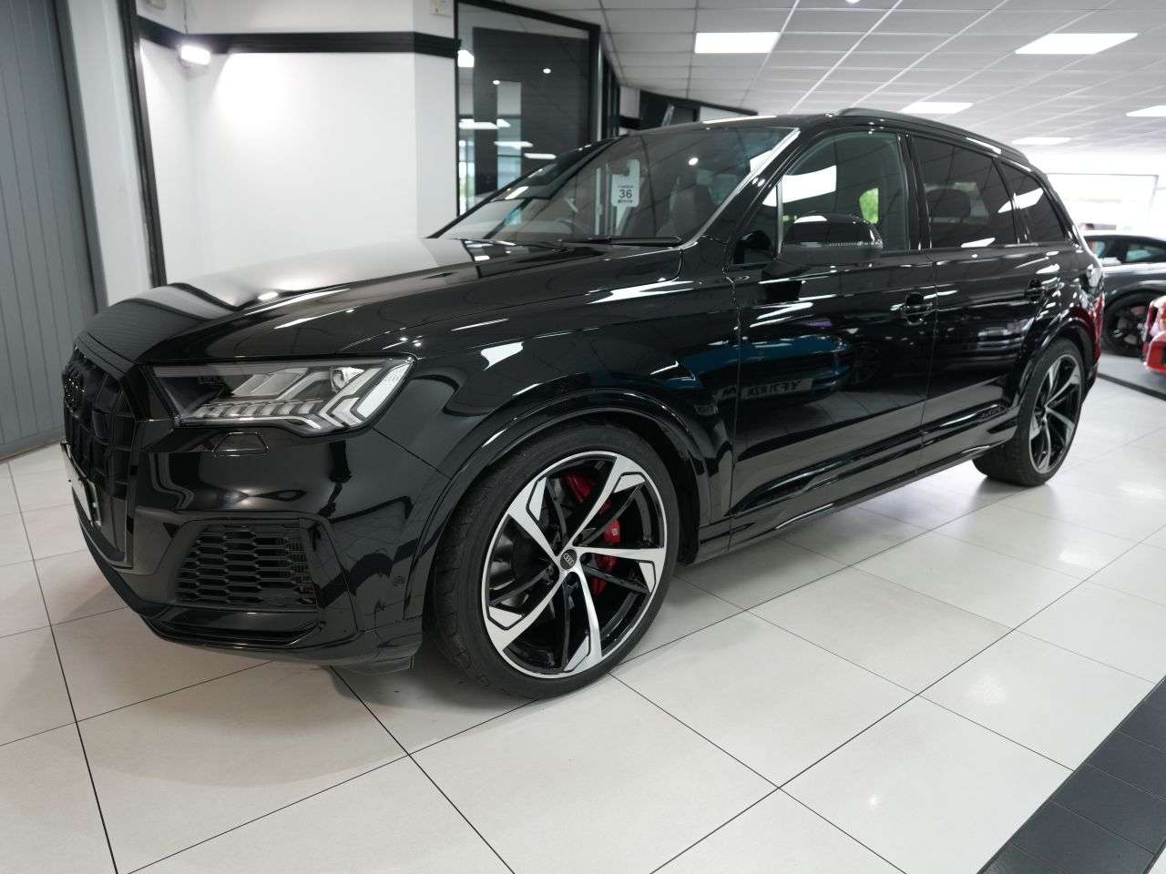 A 2023 AUDI SQ7 4.0 TFSI V8 Black Edition SUV 5dr Petrol Tiptronic quattro Euro 6 (s/s) (50 A 2023 AUDI SQ7 4.0 TFSI V8 Black Edition SUV 5dr Petrol Tiptronic quattro Euro 6 (s/s) (50