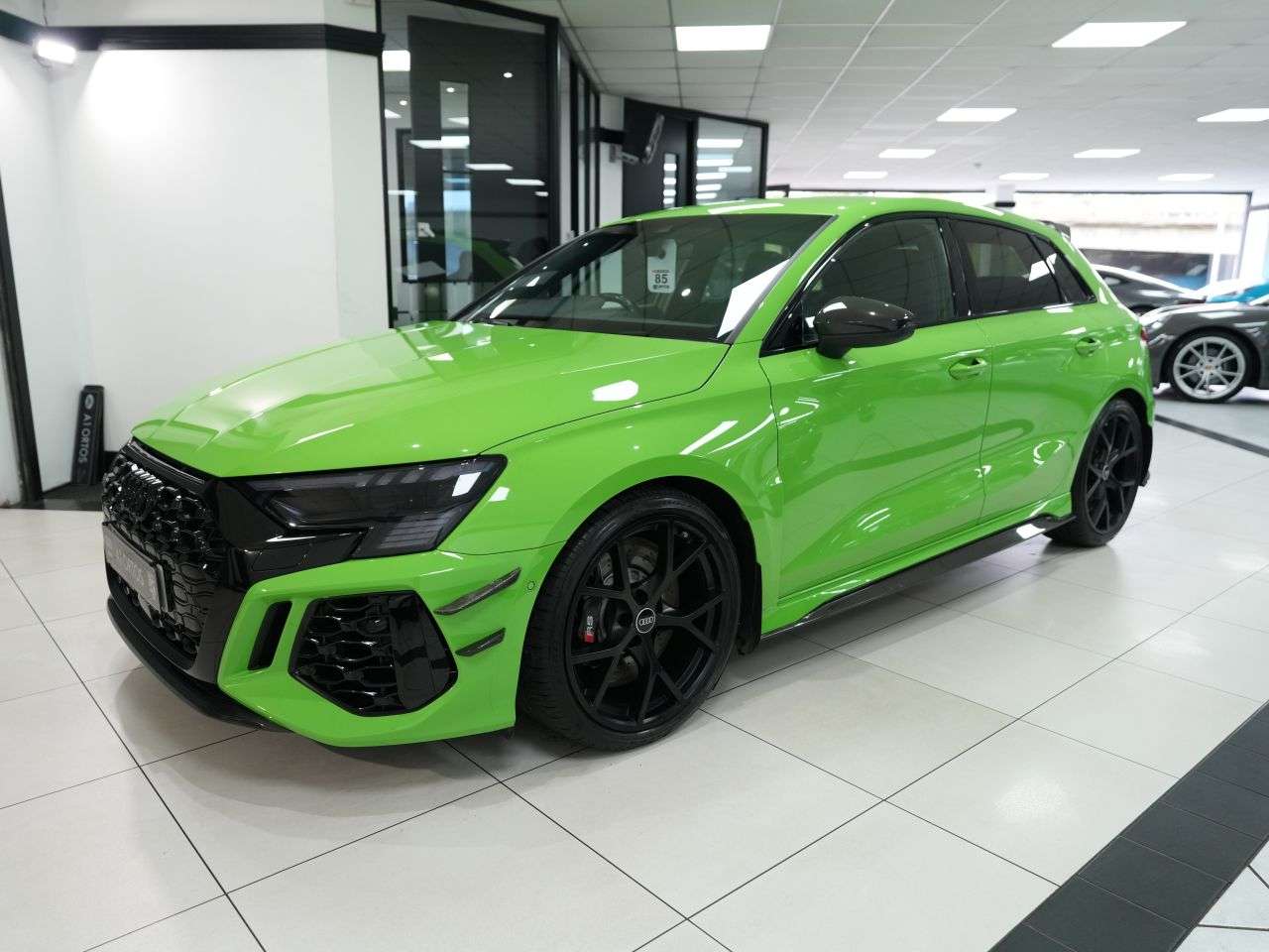 A 2023 AUDI RS3 2.5 TFSI Carbon Black Sportback 5dr Petrol S Tronic quattro Euro 6 (s/s) (4 A 2023 AUDI RS3 2.5 TFSI Carbon Black Sportback 5dr Petrol S Tronic quattro Euro 6 (s/s) (4